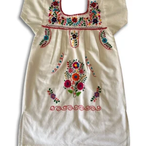 Vestidos bordados de Tehuacan para niñas