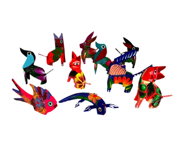 Set surtido de 12 alebrijes mini - Image 2