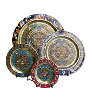Calendarios Aztecas Fotograbados en latón