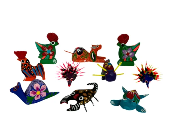 Set surtido de 12 alebrijes mini - Image 5