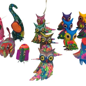 Set surtido 12 alebrijes medianos
