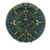 Calendario Rústico de Malaquita verde con dorado