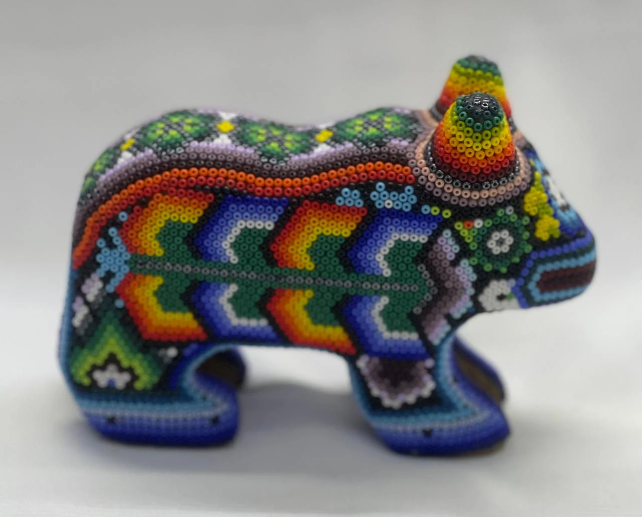 Toro en arte Huichol
