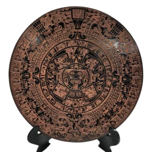 Calendarios Aztecas en Resina con Base