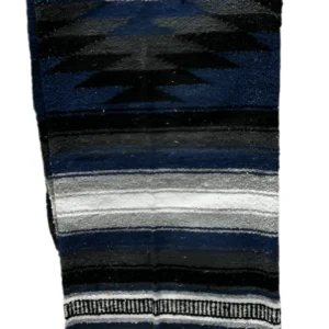 Cobija diamante azul con gris