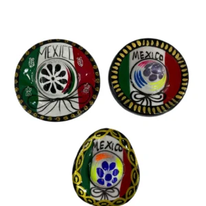Set de 4 imanes de sombrero tricolores