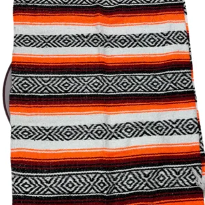 Cobija rayas naranja