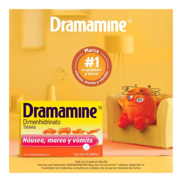 Dramamine Antimareo 24 tabletas - Image 6