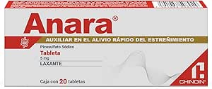 Anara Tabletas 5 Mg, 20 Tabletas