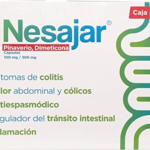 Nesajar Pinaverio / Dimeticona C/16 Cápsulas Gelpharma