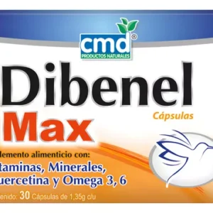 Dibenel Max Multivitaminico, Quercitina, Omega C/30 Cáps Cmd Sabor Capsulas