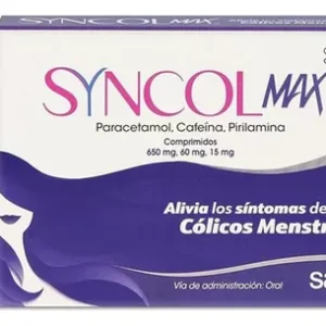 Syncol Max 650 Mg/60 Mg/15 Mg Caja Con 12 Comprimidos