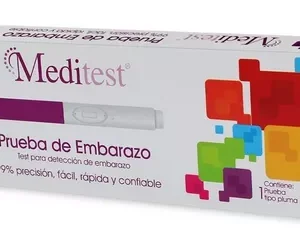 PRUEBA DE EMBARAZO Meditest 99% precisión 1 prueba tipo pluma