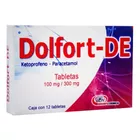 Ketoprofeno Paracetamol Dolfort De Caja Con 12 Tabletas