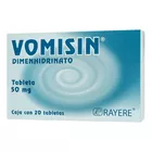 Vomisin Tableta 50 Mg, 20 Tabletas